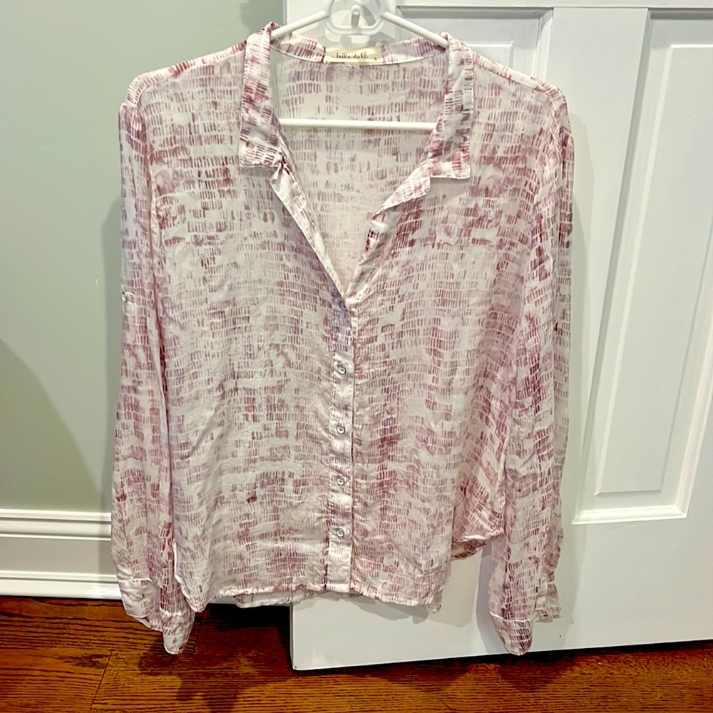 Bella Dahl Flowy Button Up Size S